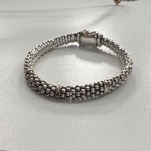 Lagos Sterling Silver Caviar Bracelet | 6mm